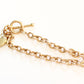 Vintage 9ct Gold Heart Toggle Bracelet