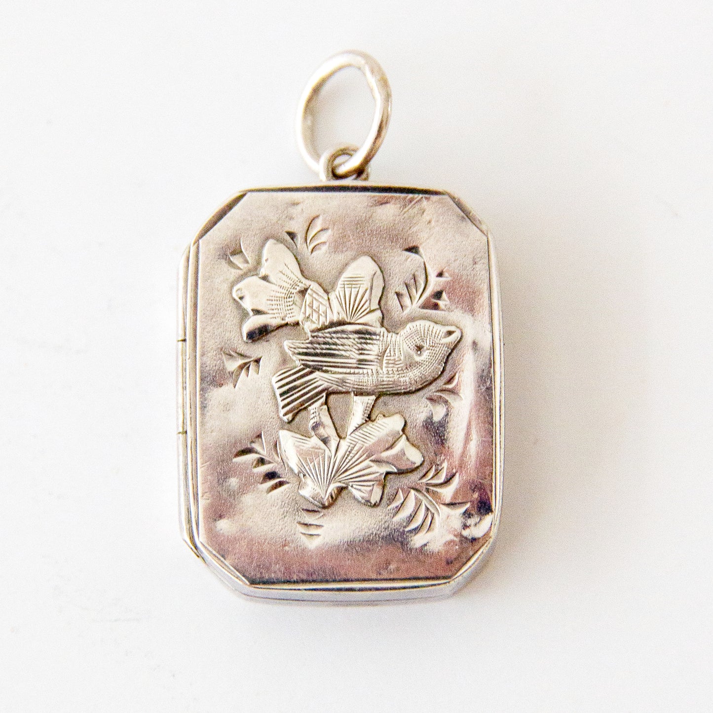 Victorian Solid Silver Rectangular Locket