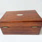 Antique Mahogany Multi Ring Jewellery Box