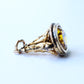 Antique Gold Cased Citrine Fob