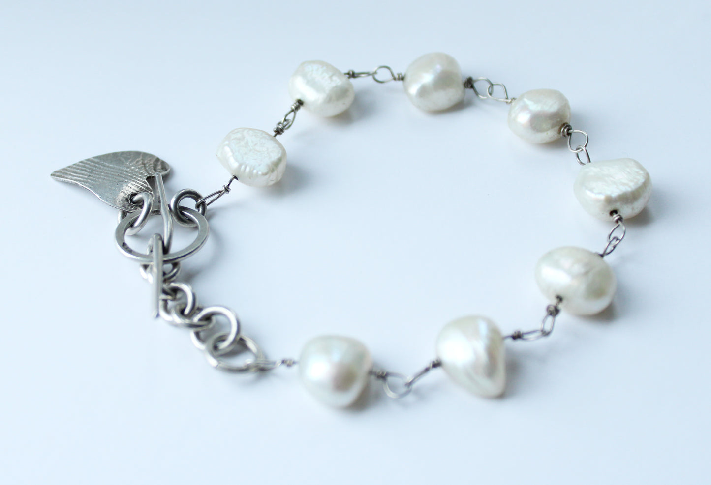 Freshwater Pearl Bead Bracelet