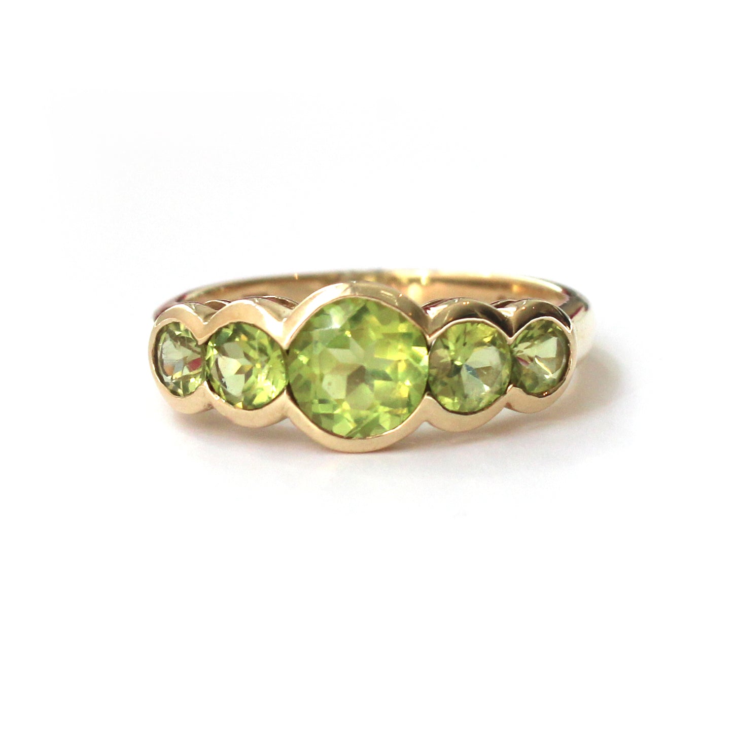 Vintage 9ct Gold Peridot Ring