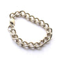 Chunky Vintage Sterling Silver Curb Link Bracelet (31.4grams)