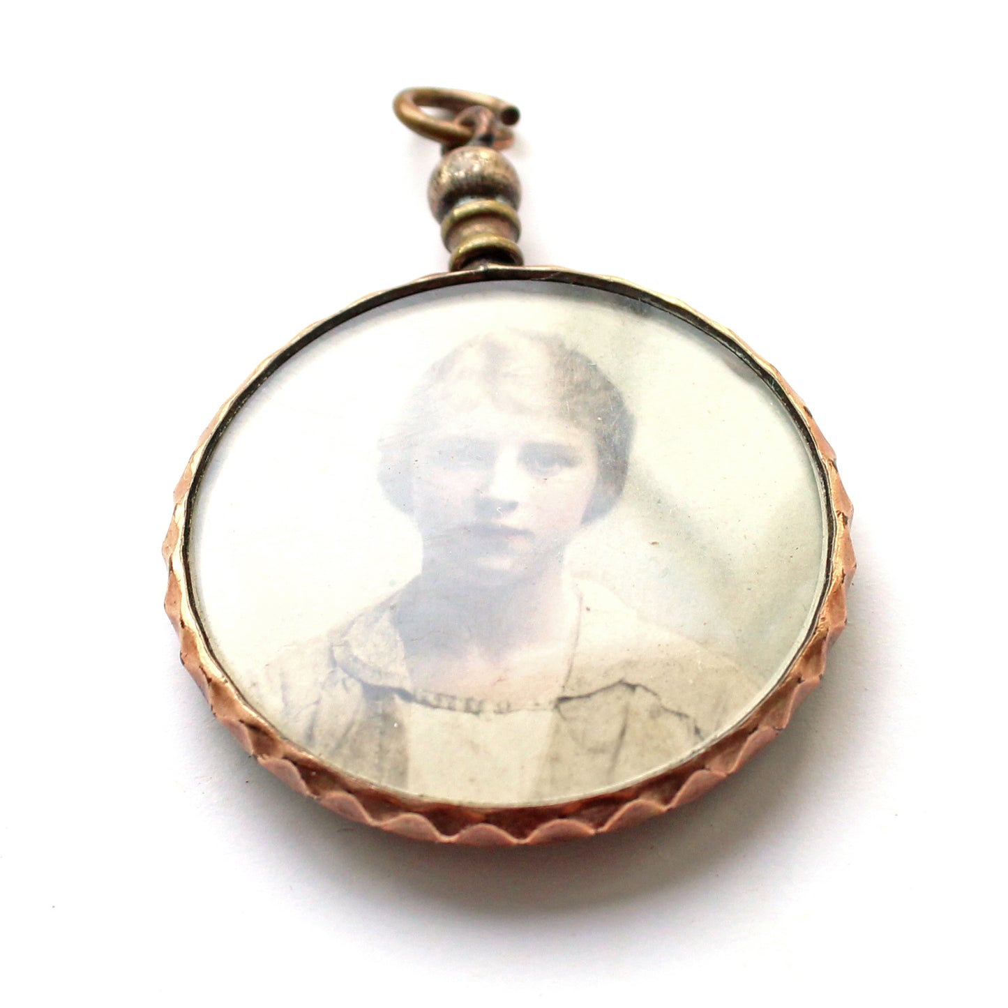 Victorian Rolled Gold Double Glass Shaker Locket