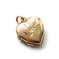 Dainty Vintage Rolled Gold Heart Locket