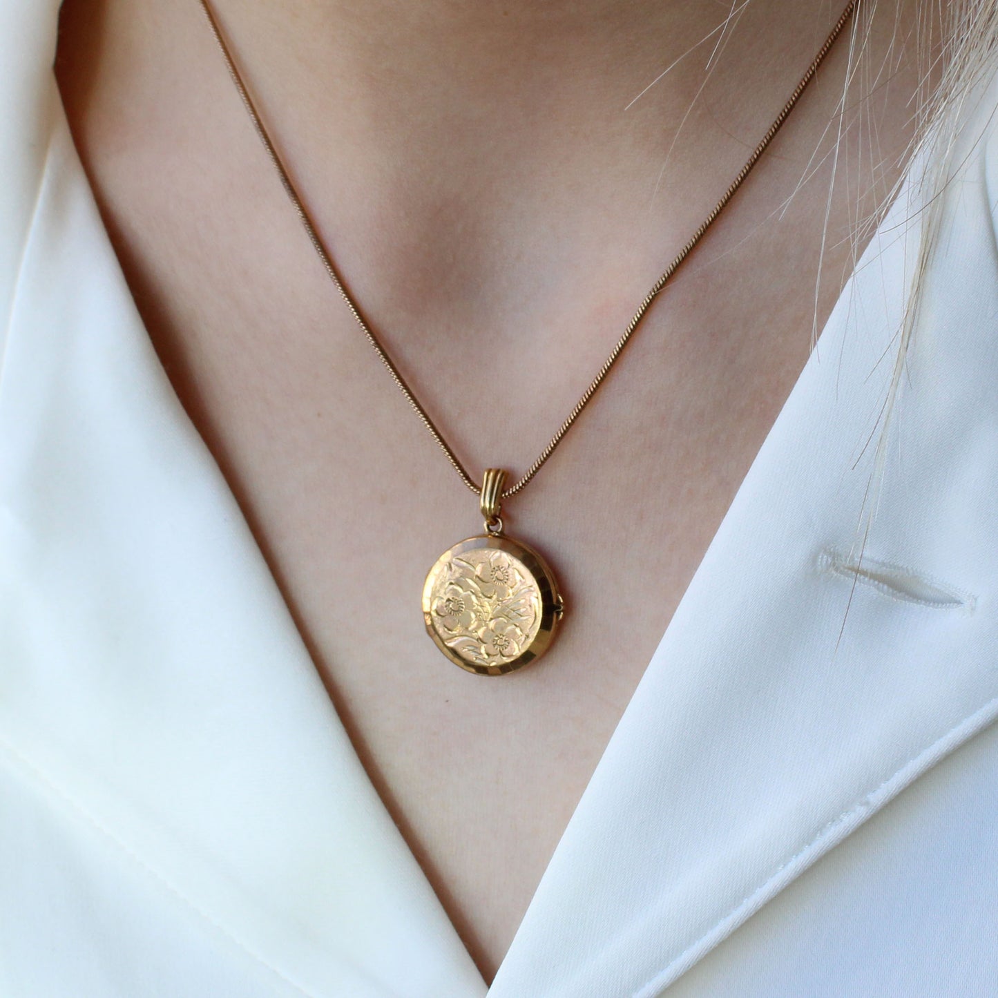 Vintage Rolled Gold Locket