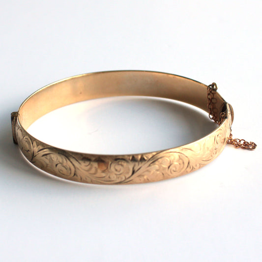 Vintage 9ct Metal Core Rolled Gold Bracelet