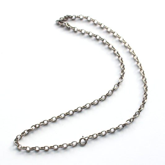 Vintage Sterling Silver Belcher Chain 20inches (17.9grams)