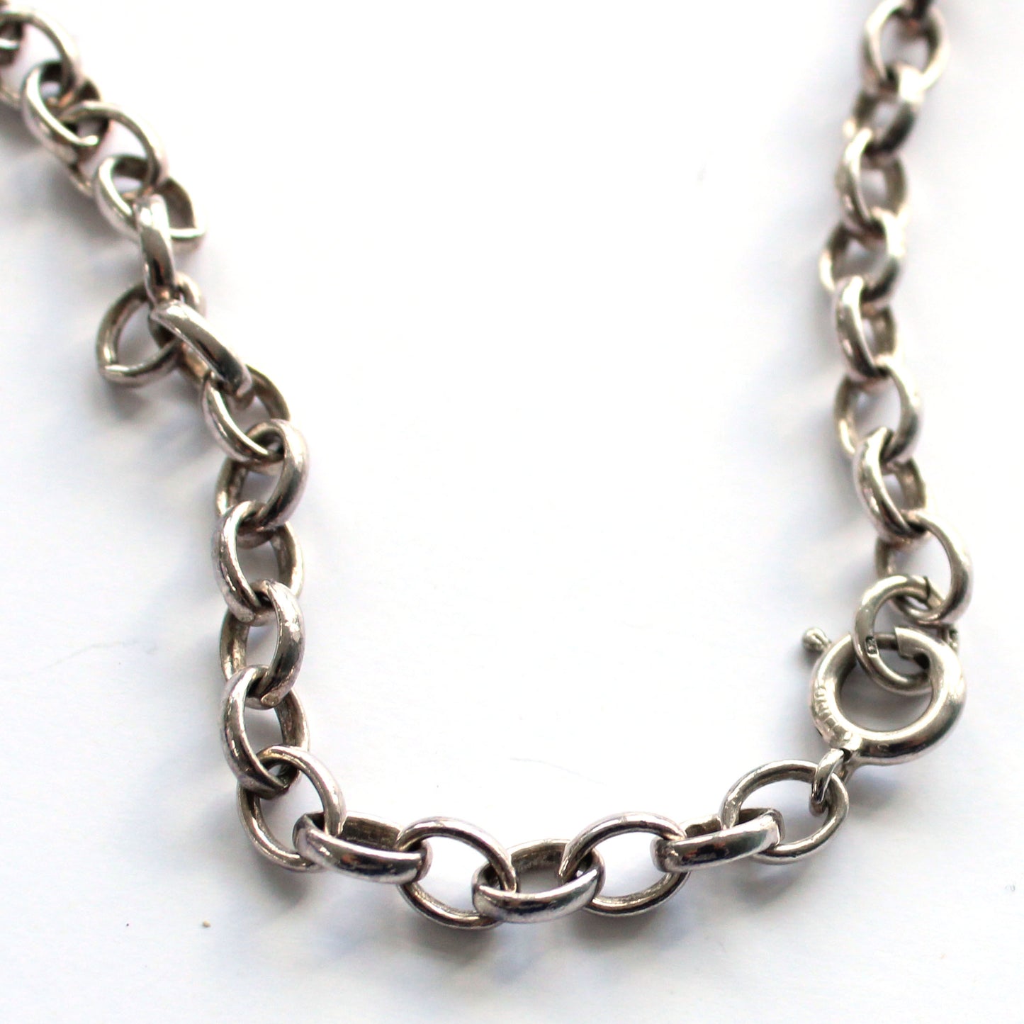 Vintage Sterling Silver Belcher Chain 20inches (17.9grams)