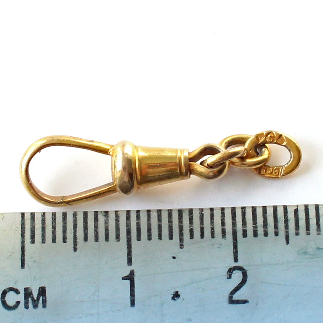 Antique 9ct Gold Dog Clip (1.3grams)