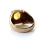 Chunky 9ct Gold Citrine Cabochon Ring