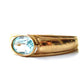 Vintage 9ct Gold Topaz Band