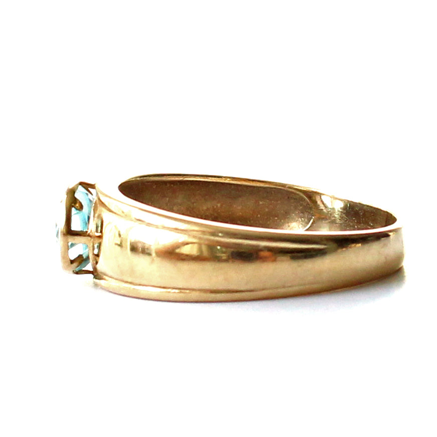 Vintage 9ct Gold Topaz Band