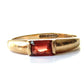 Vintage 9ct Gold Garnet Band