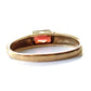 Vintage 9ct Gold Garnet Band