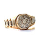 Vintage 14ct Gold Diamond Rolex Style Ring