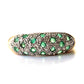 Vintage 9ct Gold Emerald & Diamond Ring