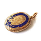 9ct Gold Enamel Victorian Mourning Locket