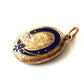 9ct Gold Enamel Victorian Mourning Locket