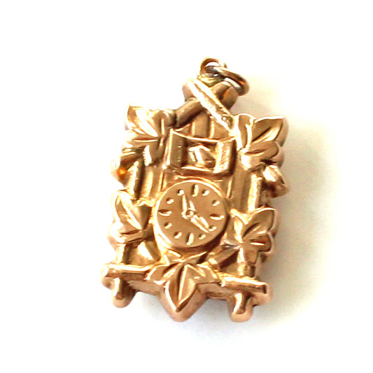 Vintage 9ct Gold Cuckoo Clock Charm