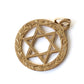 Vintage 9ct Gold Star of David Charm