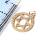 Vintage 9ct Gold Star of David Charm