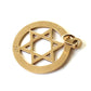 Vintage 9ct Gold Star of David Charm