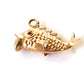 Vintage 9ct Gold Fish with Pearl & Garnet Charm