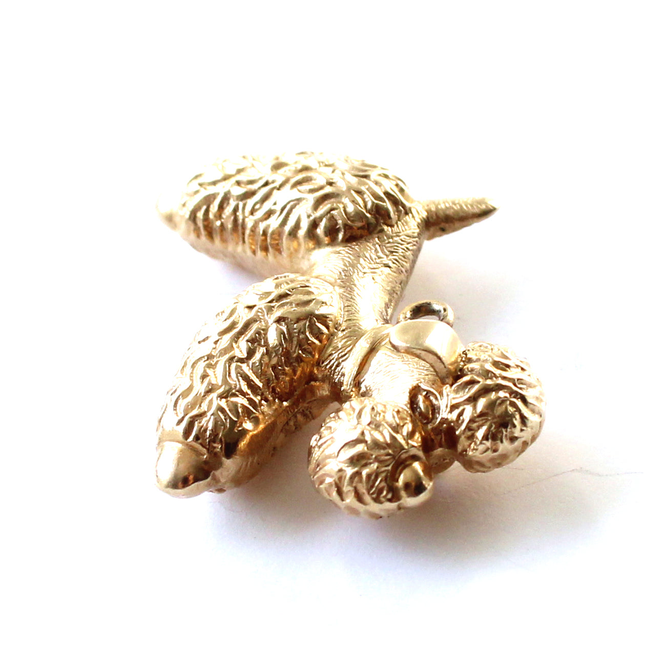 Vintage 9ct Gold Poodle Dog Charm (1.7grams)