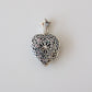 Sterling Silver Opal Fleur Di Lis Locket
