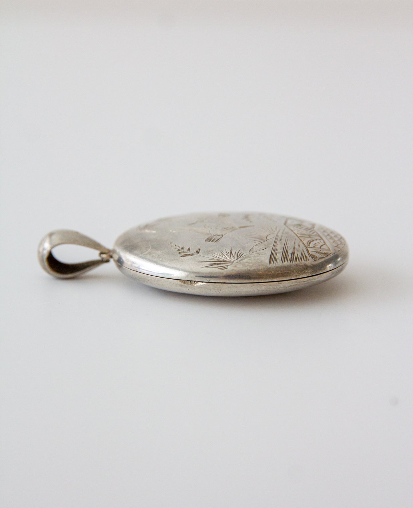 Antique Aesthetic Period Soild Silver Locket