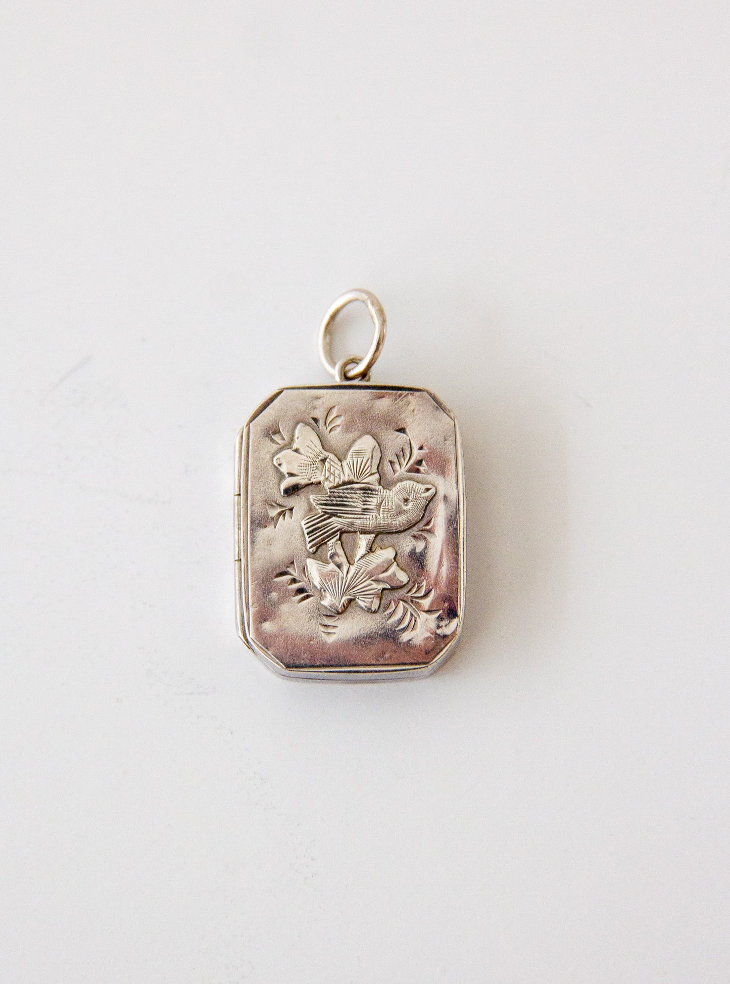 Victorian Solid Silver Rectangular Locket