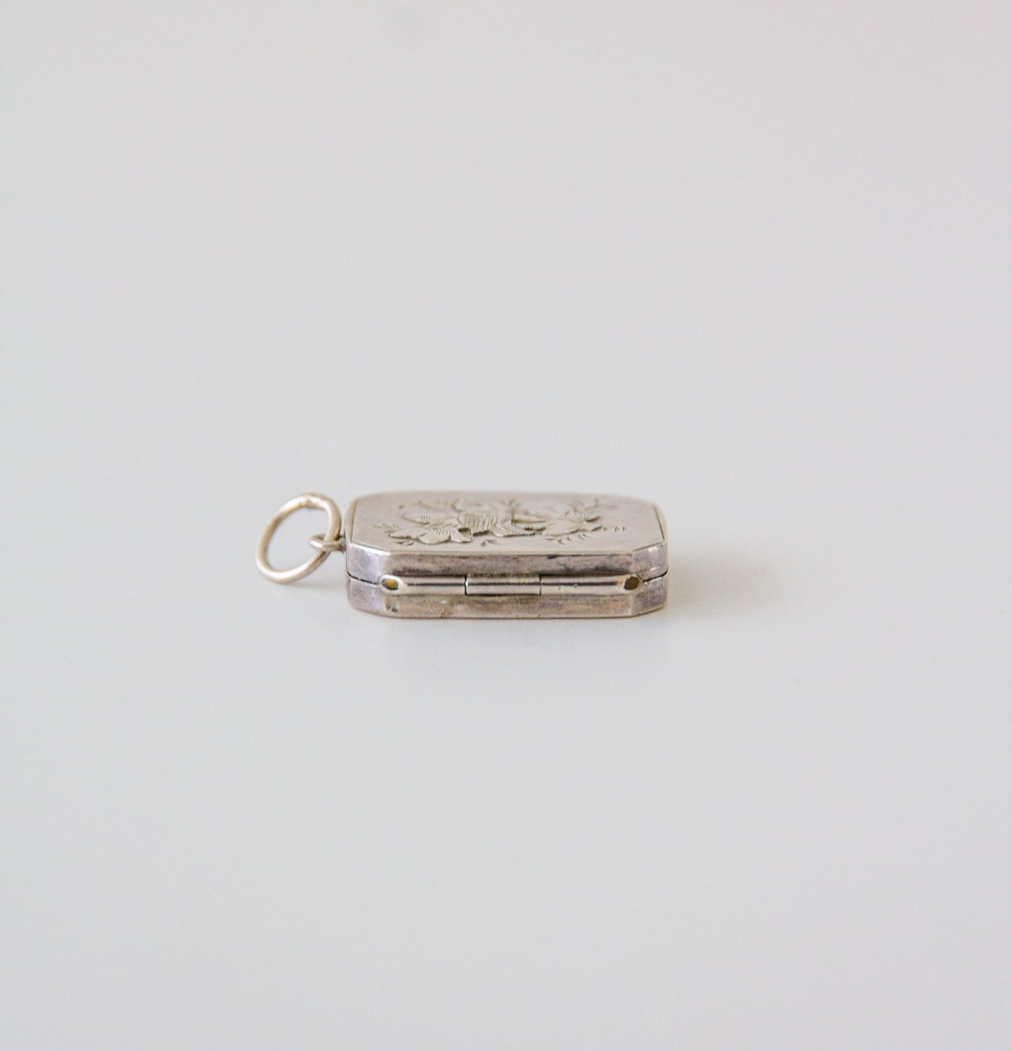 Victorian Solid Silver Rectangular Locket