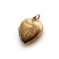 Antique 9ct Gold Back & Front Heart Locket