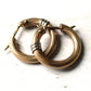 Vintage 9ct Gold Hoop Earrings