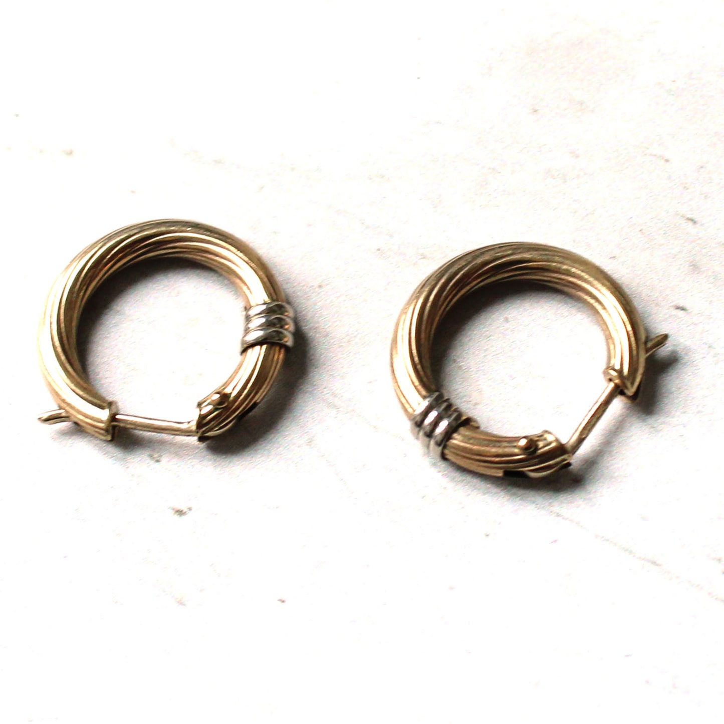 Vintage 9ct Gold Hoop Earrings
