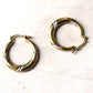 Vintage 9ct Gold Hoop Earrings