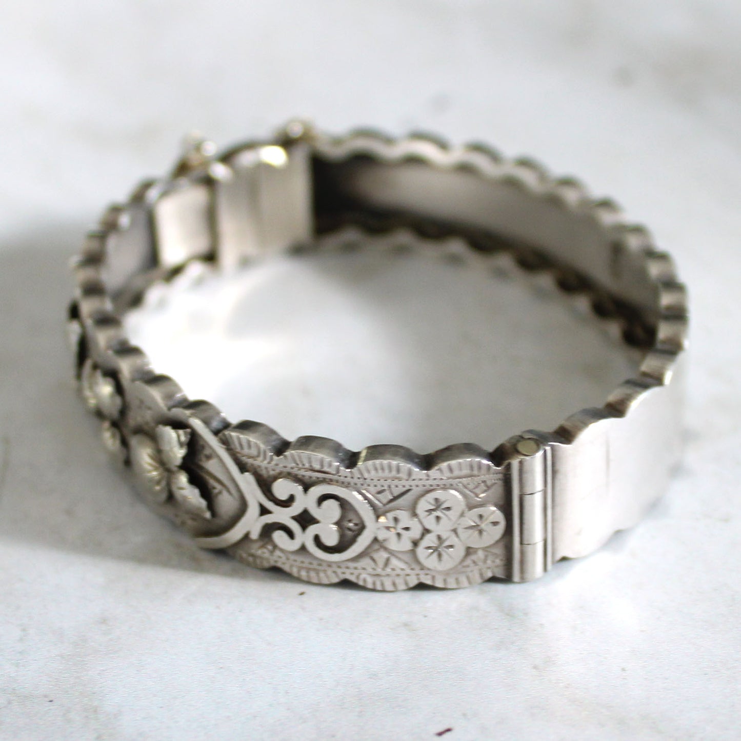 Victorian Sterling Silver Aesthetic Period Bracelet