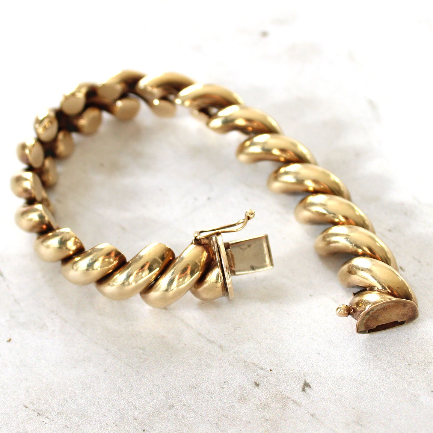 9ct Gold San Marco Link Bracelet (27.1GRAMS)