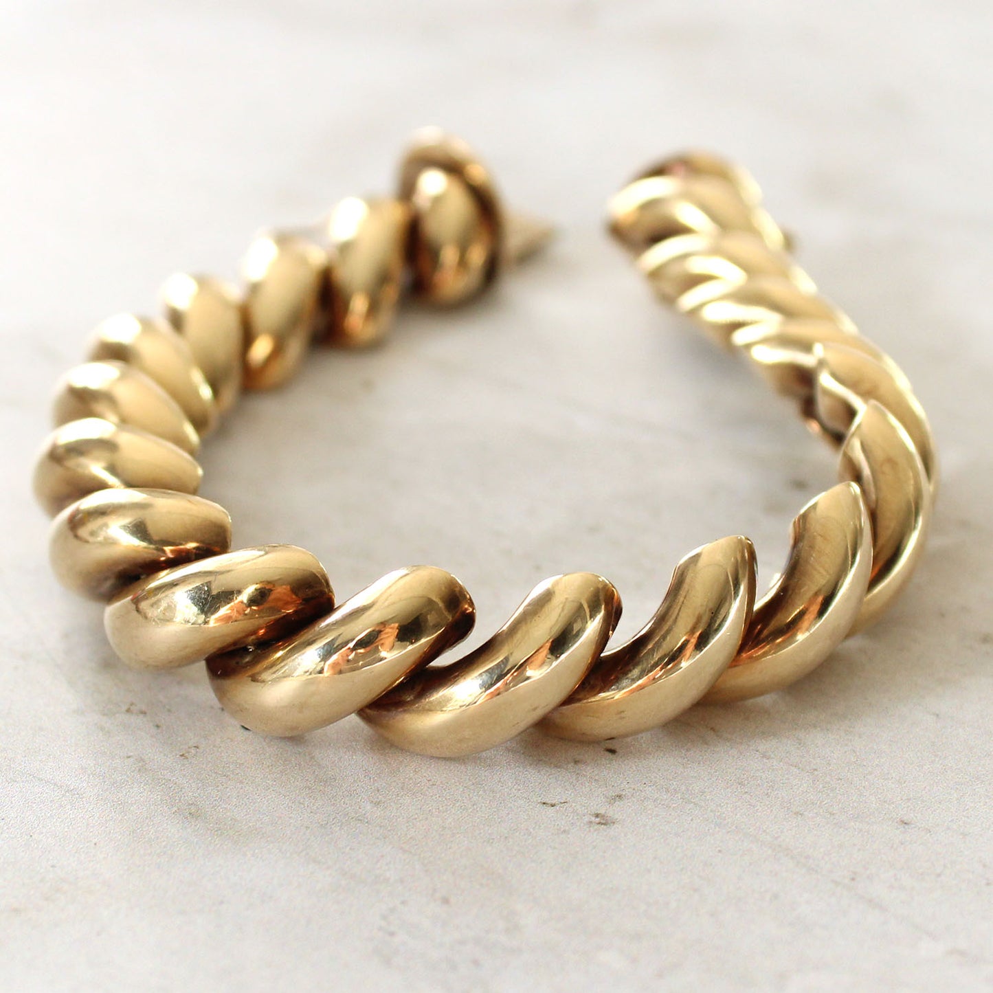 9ct Gold San Marco Link Bracelet (27.1GRAMS)