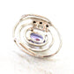 Sterling Silver Tanzanite & Diamond Pendant