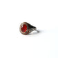 Unique Sterling Silver Carnelian Celestial Ring