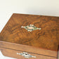 Antique Walnut Multi Ring Jewelery Box with Pearl Inlay