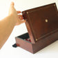 Victorian Rosewood Multi Ring Jewelery Box with Pearl Inlay