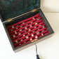 Victorian Rosewood Multi Ring Jewelery Box with Pearl Inlay