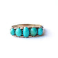 Antique 18ct Turquoise Five Stone Ring