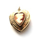 Antique 9ct Gold Back & Front Cameo Locket