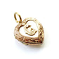 Antique 9ct Gold Back & Front Shell Inital G Locket