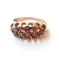 Antique 9ct Gold Garnet Ring US Size 4 1/4 UK J