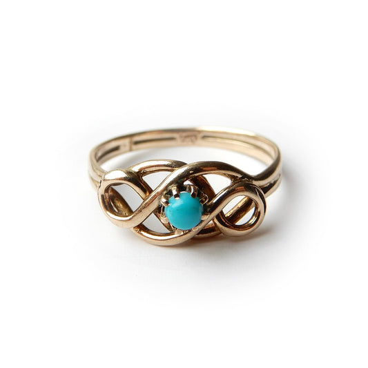 Antique 9ct Gold Turquoise Ring